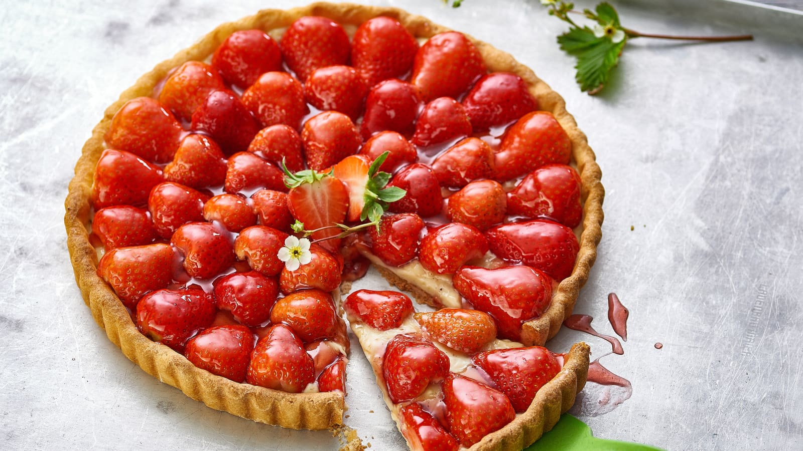 Tarte aux fraises - Recette | Swissmilk