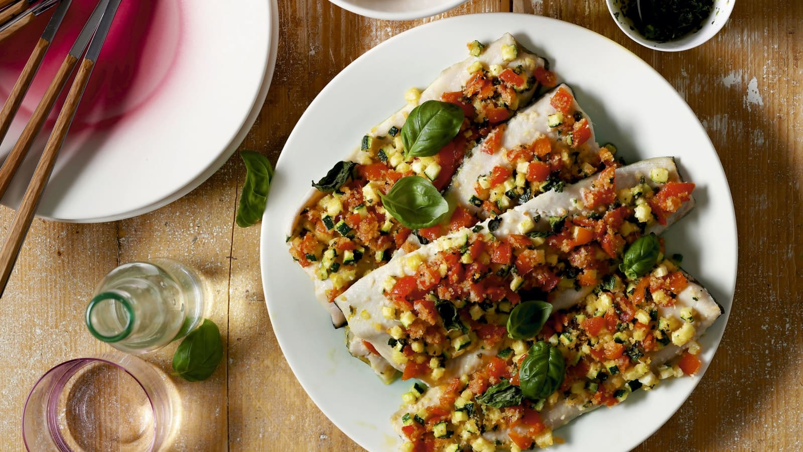 Forellenfilets mit Gemüsehaube - Rezept | Swissmilk
