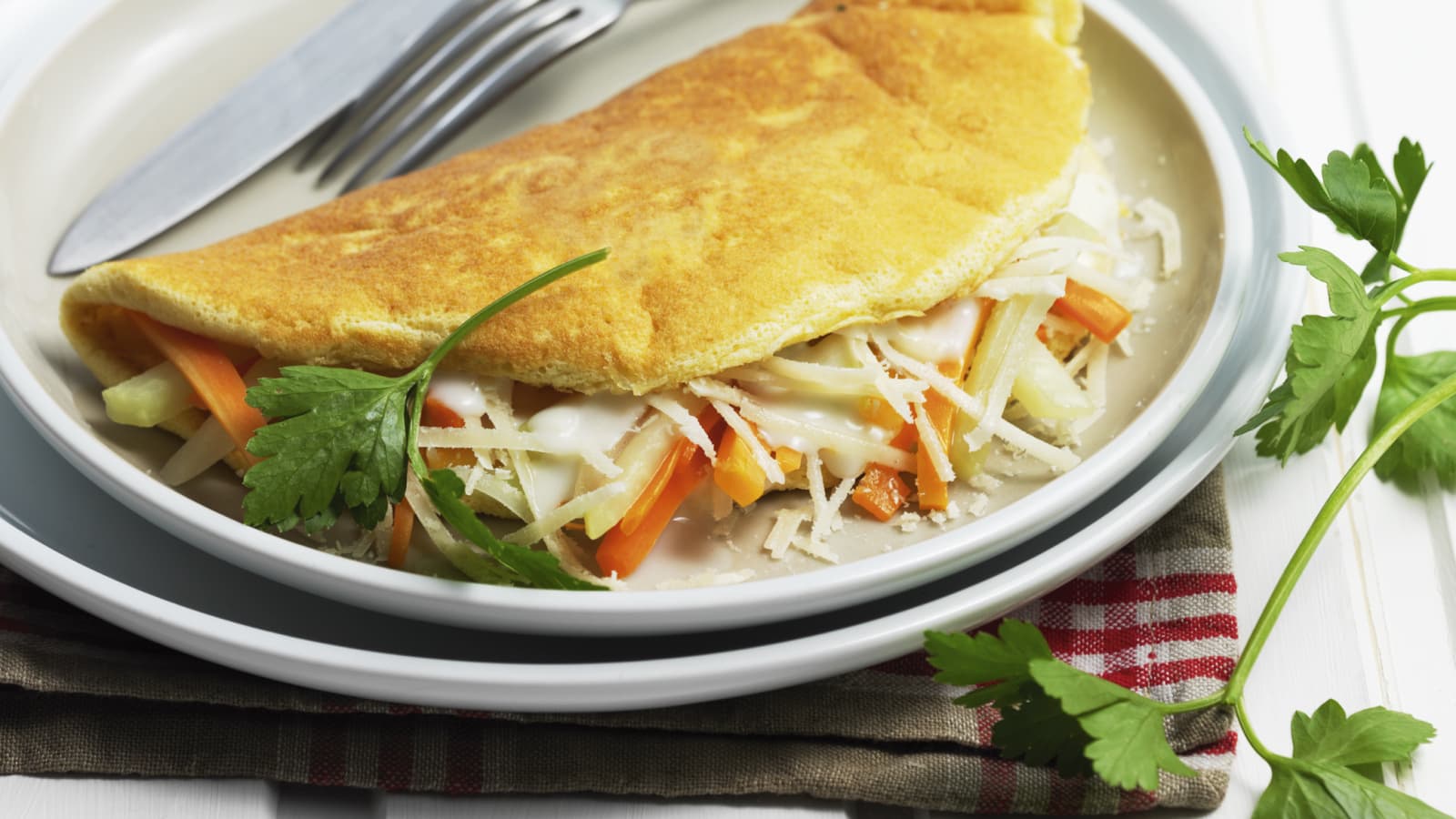 Gemüseomelette - Rezept