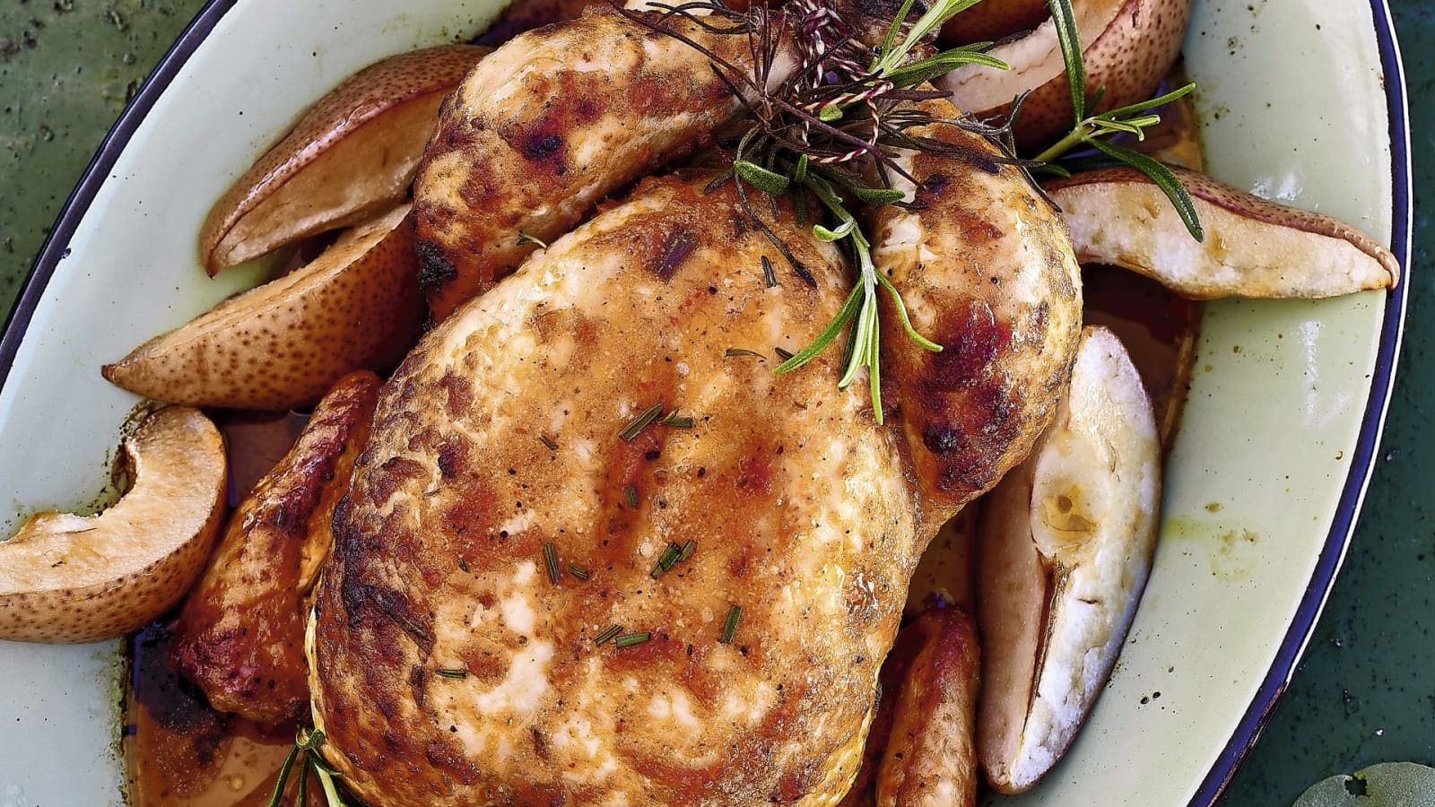 Glasiertes Birnen-Curry-Poulet - Rezept | Swissmilk