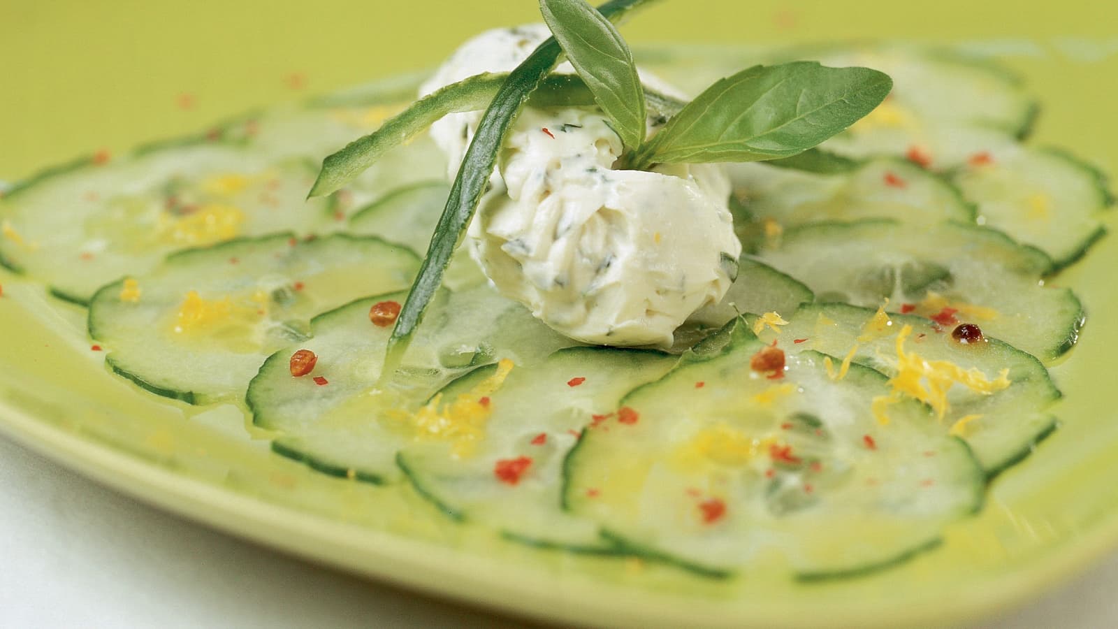 Gurken-Carpaccio - Rezept | Swissmilk