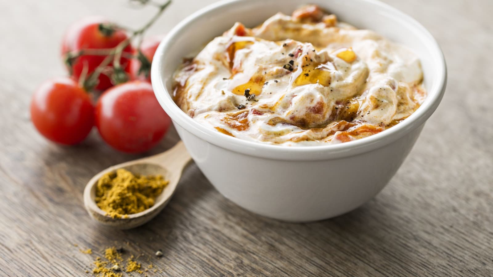 Sauce yogourttomatescurry (fondue chinoise ou dip) Recette Swissmilk
