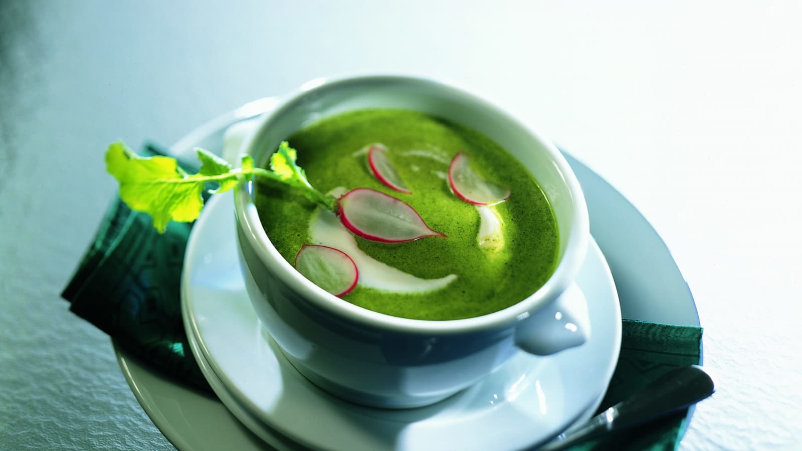 Lattich-Schaumsüppchen mit Radieschen - Rezept | Swissmilk