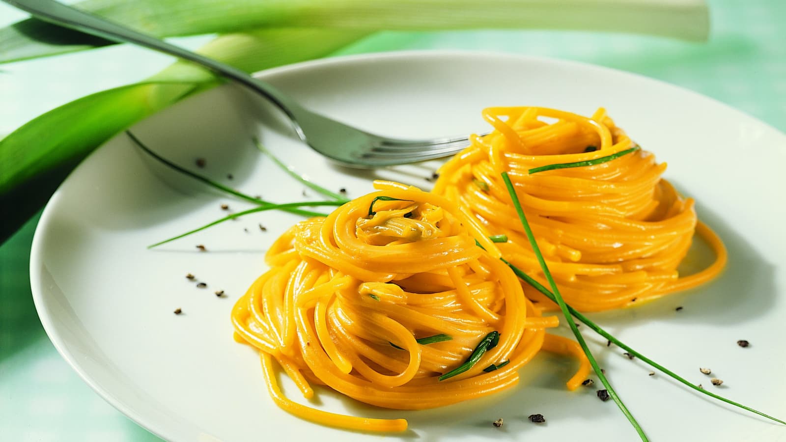 Lauch-Spaghetti mit Safran - Rezept | Swissmilk