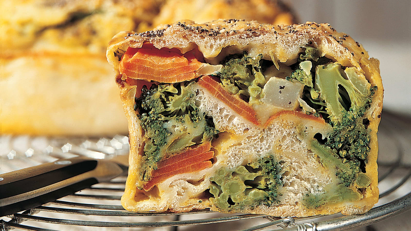 Wickelbrot mit Gemüse und Gruyère Rezept Swissmilk