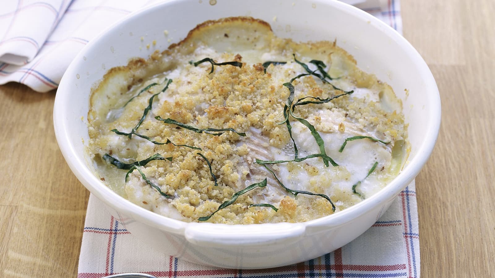 Zandergratin mit Bärlauchbrösmeli - Rezept | Swissmilk