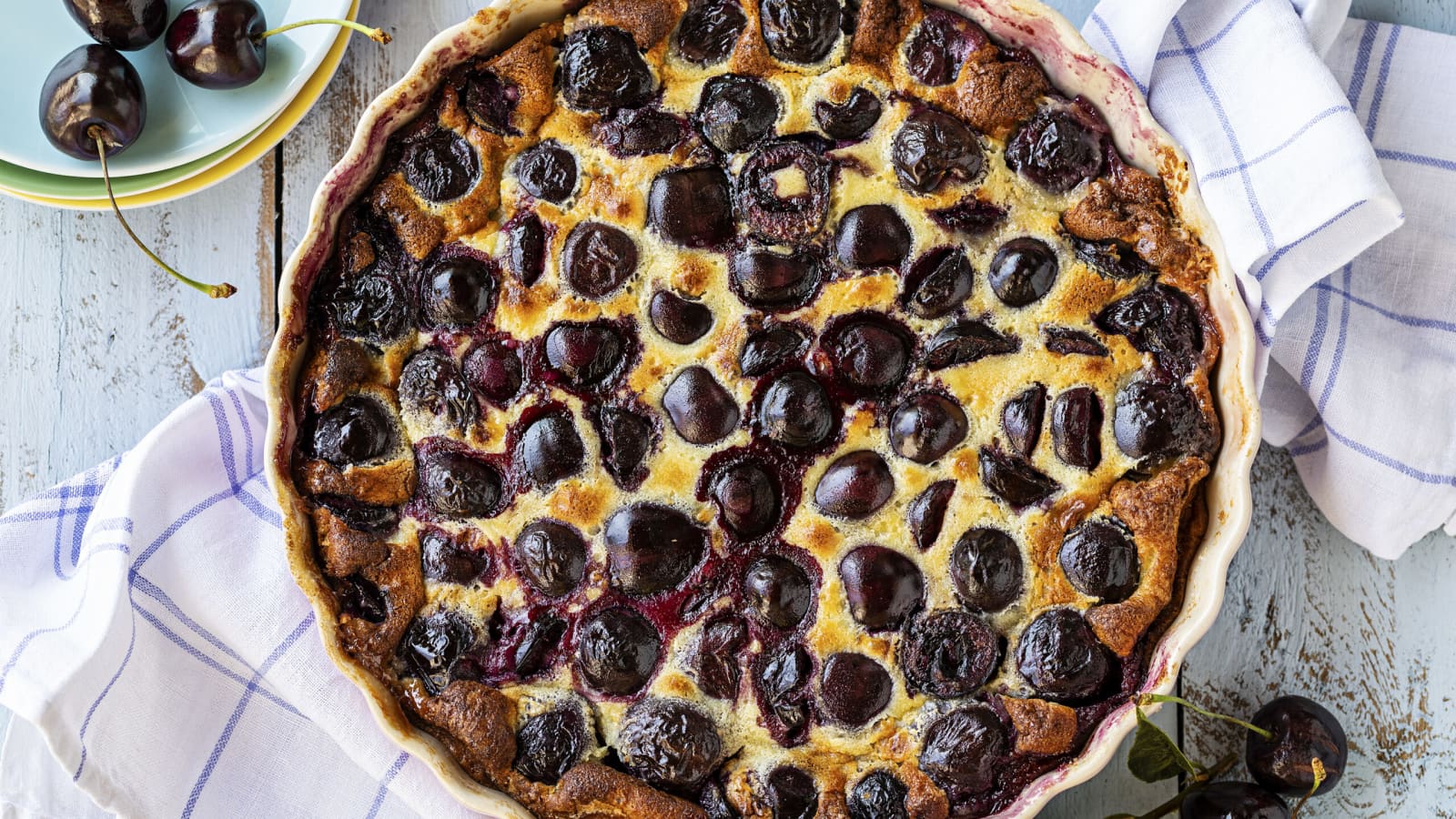 Kirschen-Clafoutis - Rezept | Swissmilk