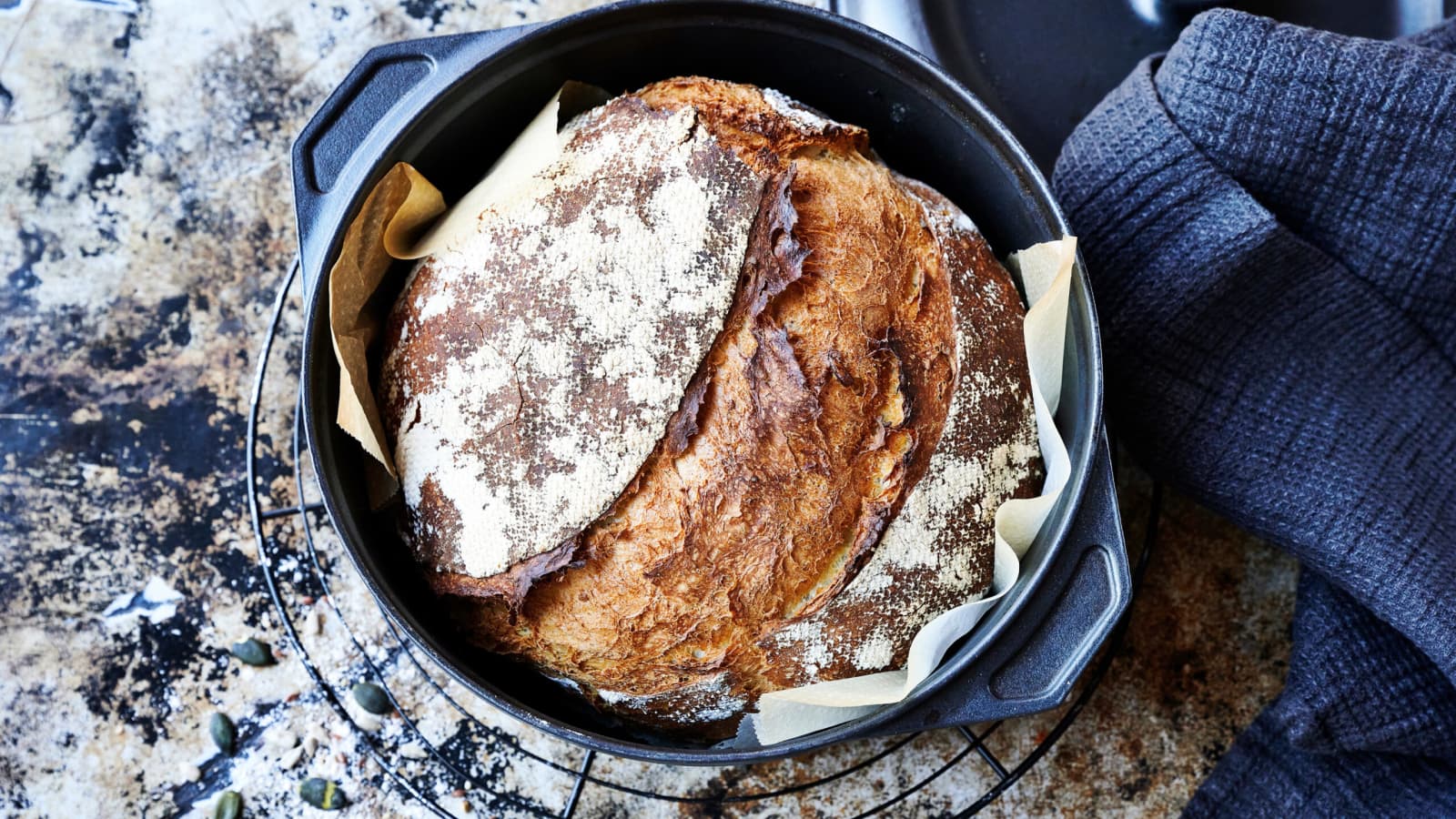 No-Knead Bread (Brot ohne Kneten) - Rezept | Swissmilk No-Knead Bread (Brot ohne Kneten) - Rezept | Swissmilk