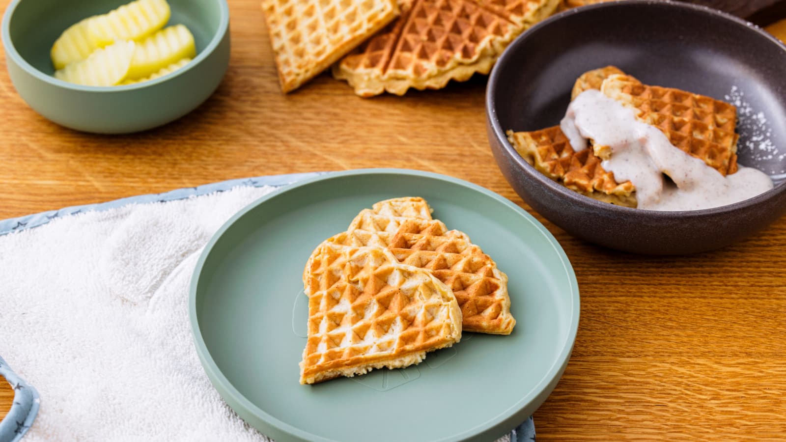 Apfel-Waffeln (Baby, ab 7. Monat) - Rezept | Swissmilk