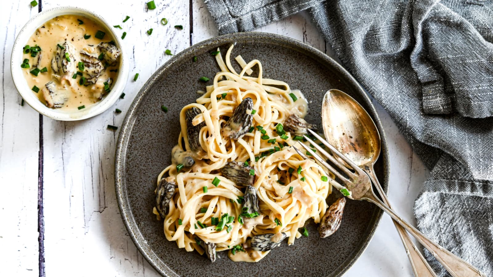 Nudeln mit Morchelrahmsauce - Rezept | Swissmilk