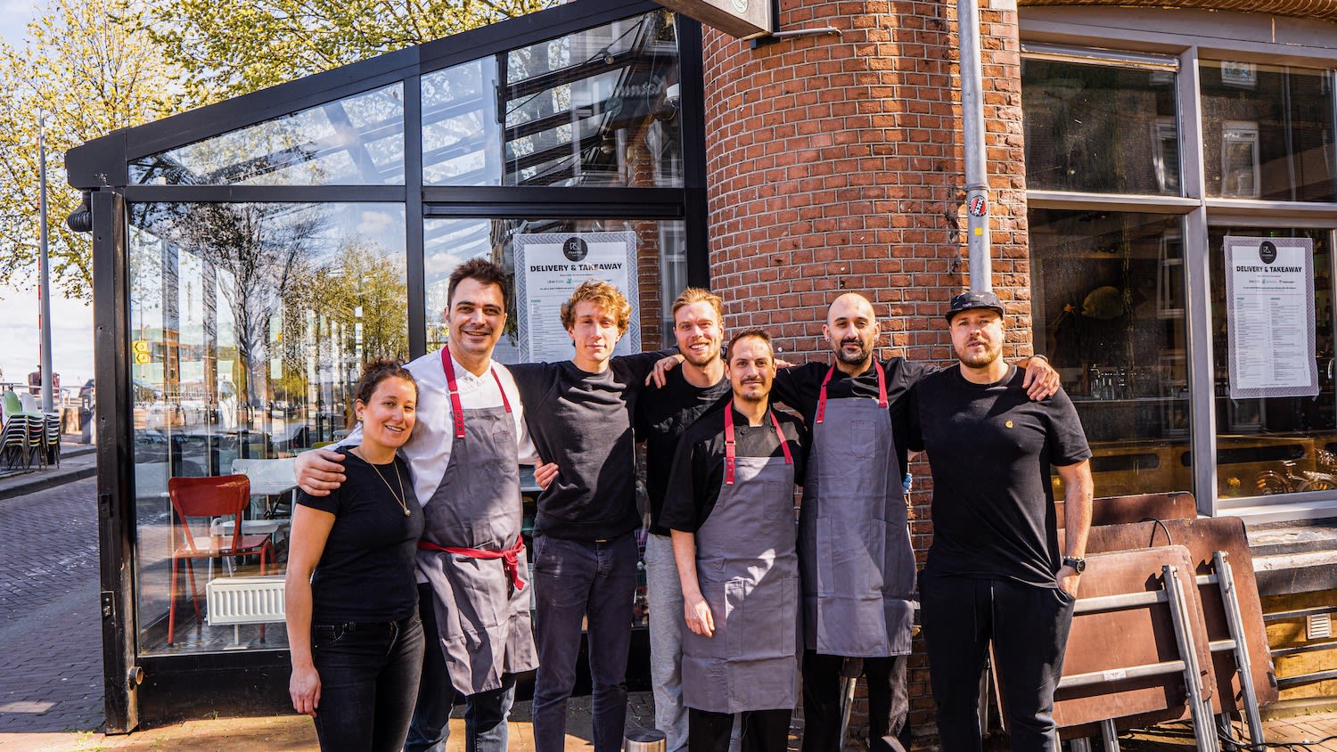 Amsterdam chefs gather for group photo at Pikoteo, best Spanish restaurant