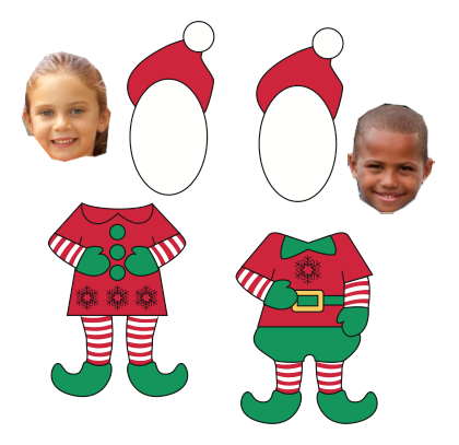 how would you look as an elf magic elf dancing elves christmas cards