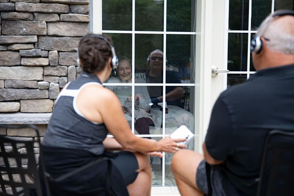 Socializing Safely New Technology Enables Safe Visitation with Seniors