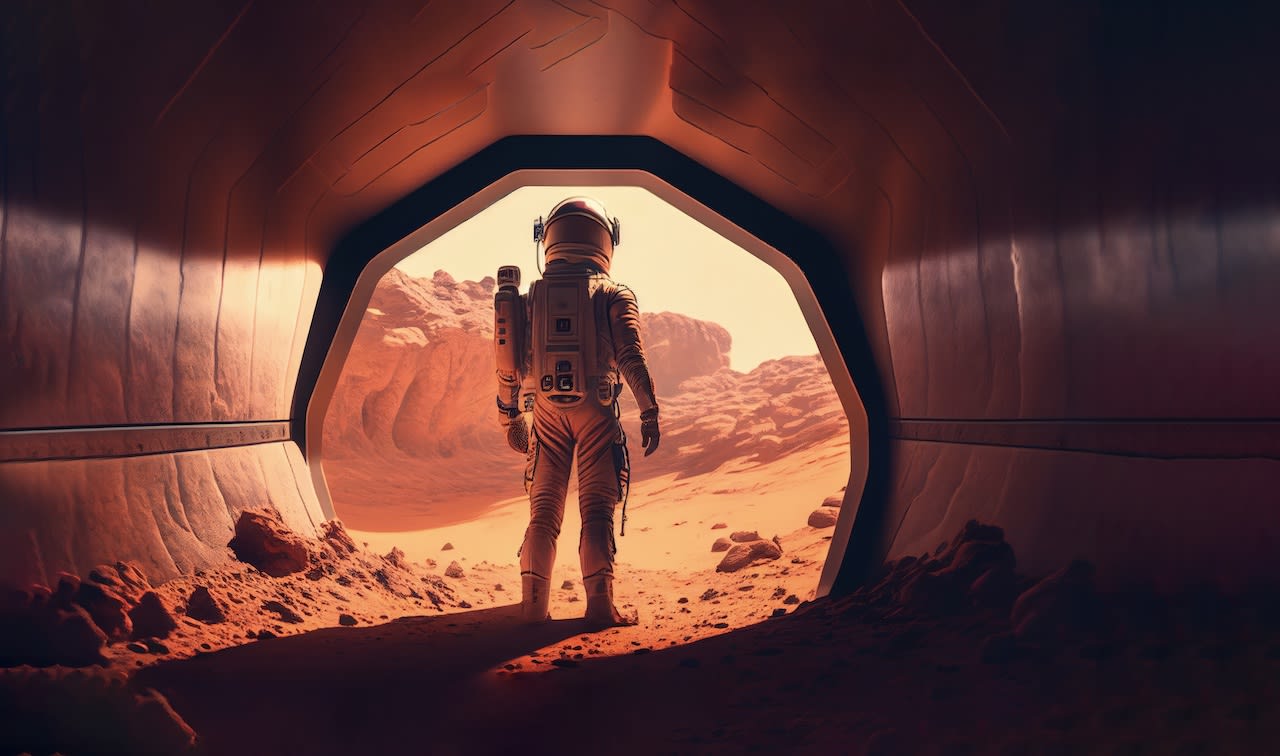 This 3D-printed Mars habitat could be your new home in space - CNET