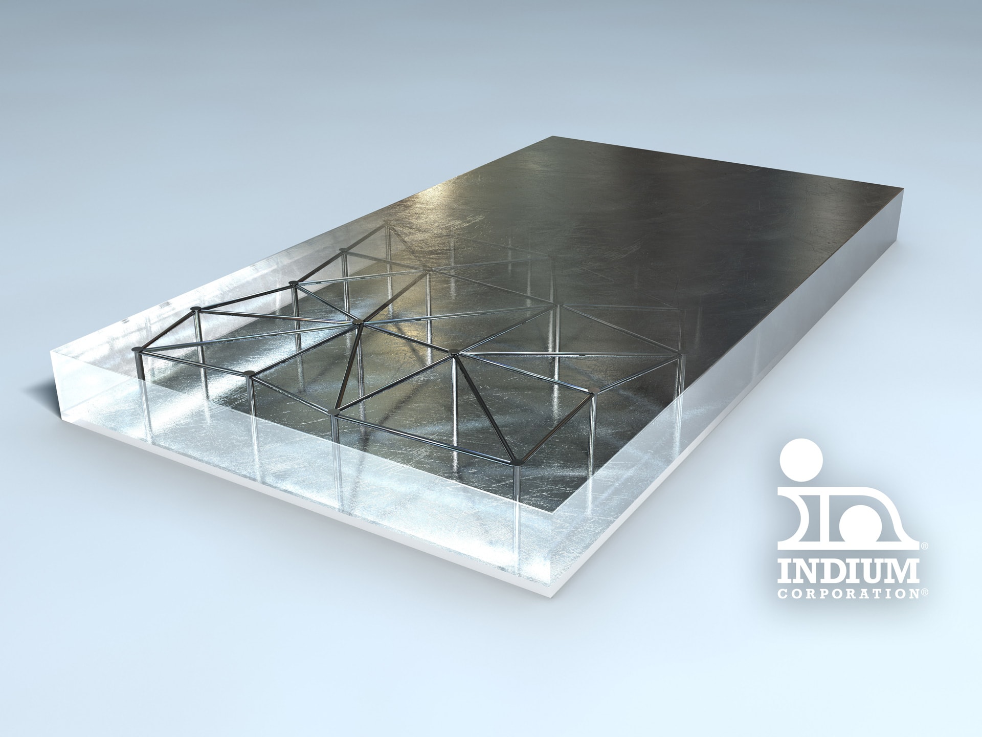 Indium store silver solder