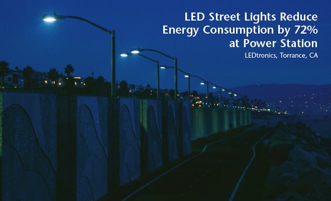 LED Street Lights Reduce Energy Consumption by 72% at Power Station ...