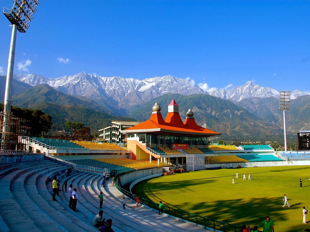 Dharamshala Cricket Stadium in Dharamshala