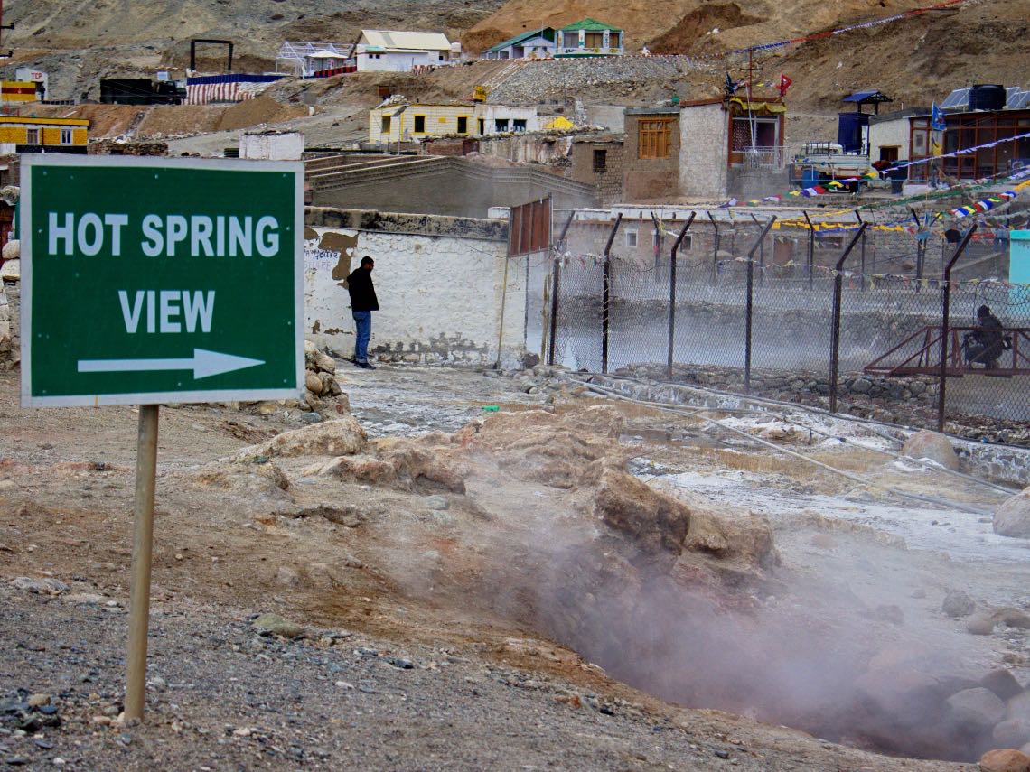 Hot Spring View in Chumathang Sight Seeing in Chumathang Things to