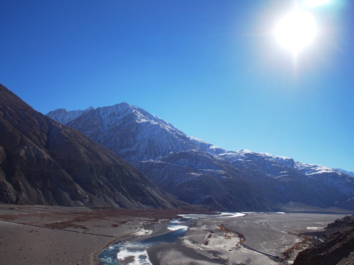 Shyok Valley in Diskit