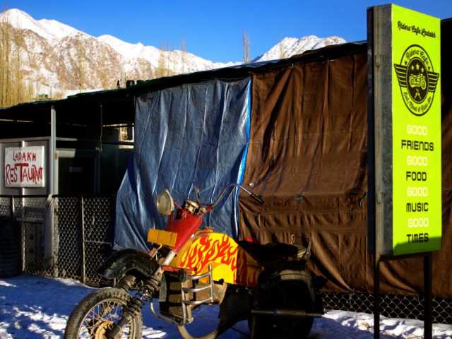 Rider's Cafe Leh at travel d'globe