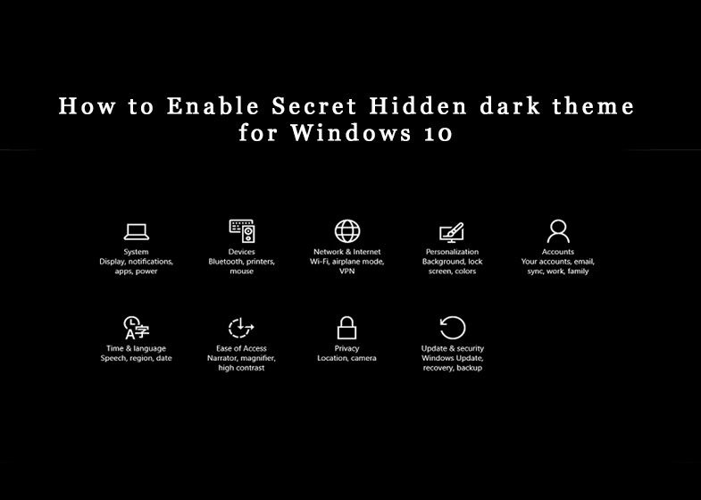 How To Enable Secret Hidden Dark Theme For Windows Techcresendo 6300 Hot Sex Picture 1667