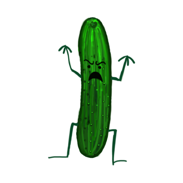 Sitting cucumber