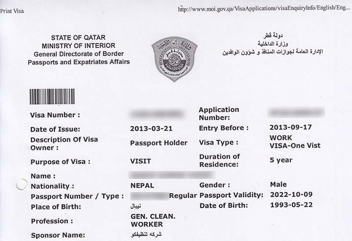 Qatar Visa - Management And Leadership