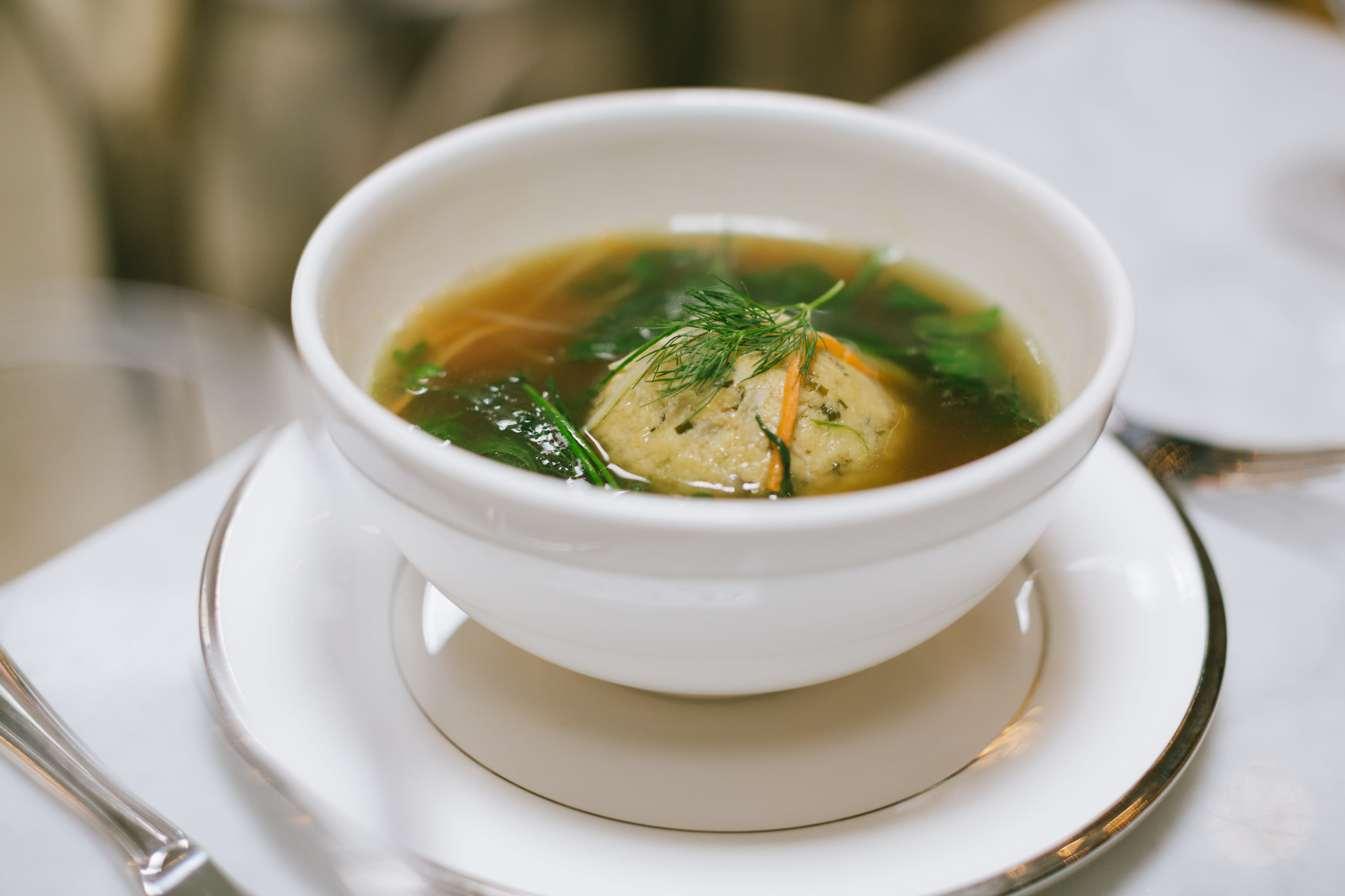 The Absolute Best Matzo Ball Soup in NYC