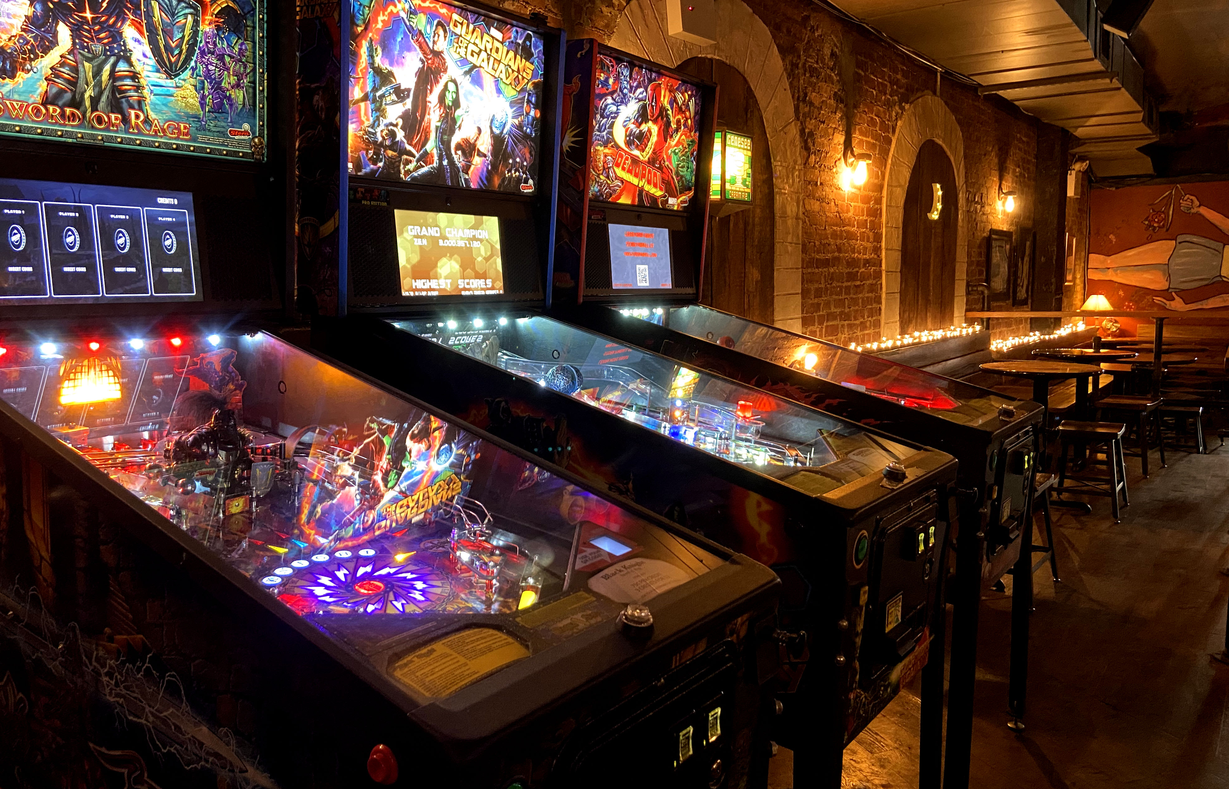 15 fun spots for games and grub in NYC