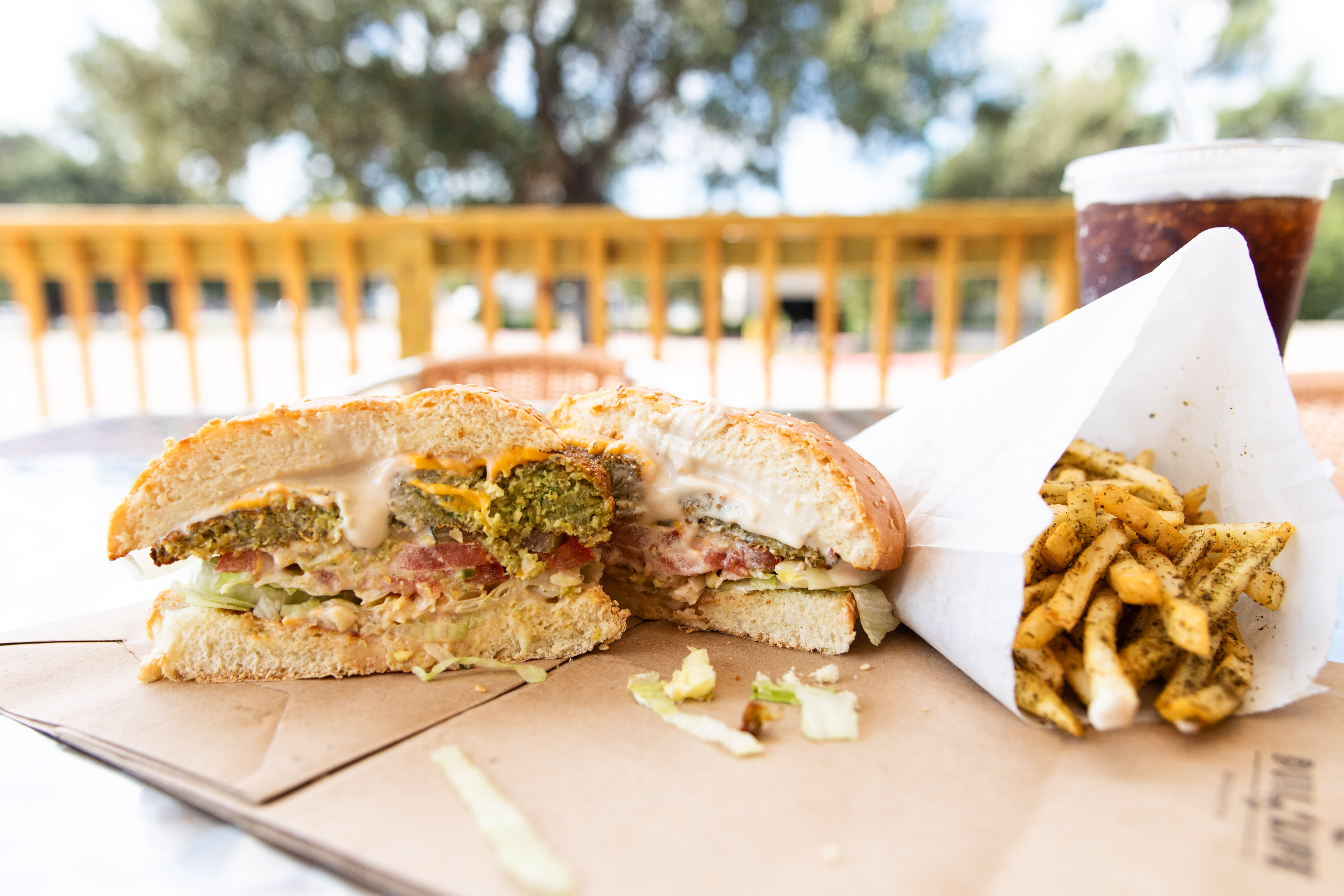 Falafel Burger by Nicolai McCrary