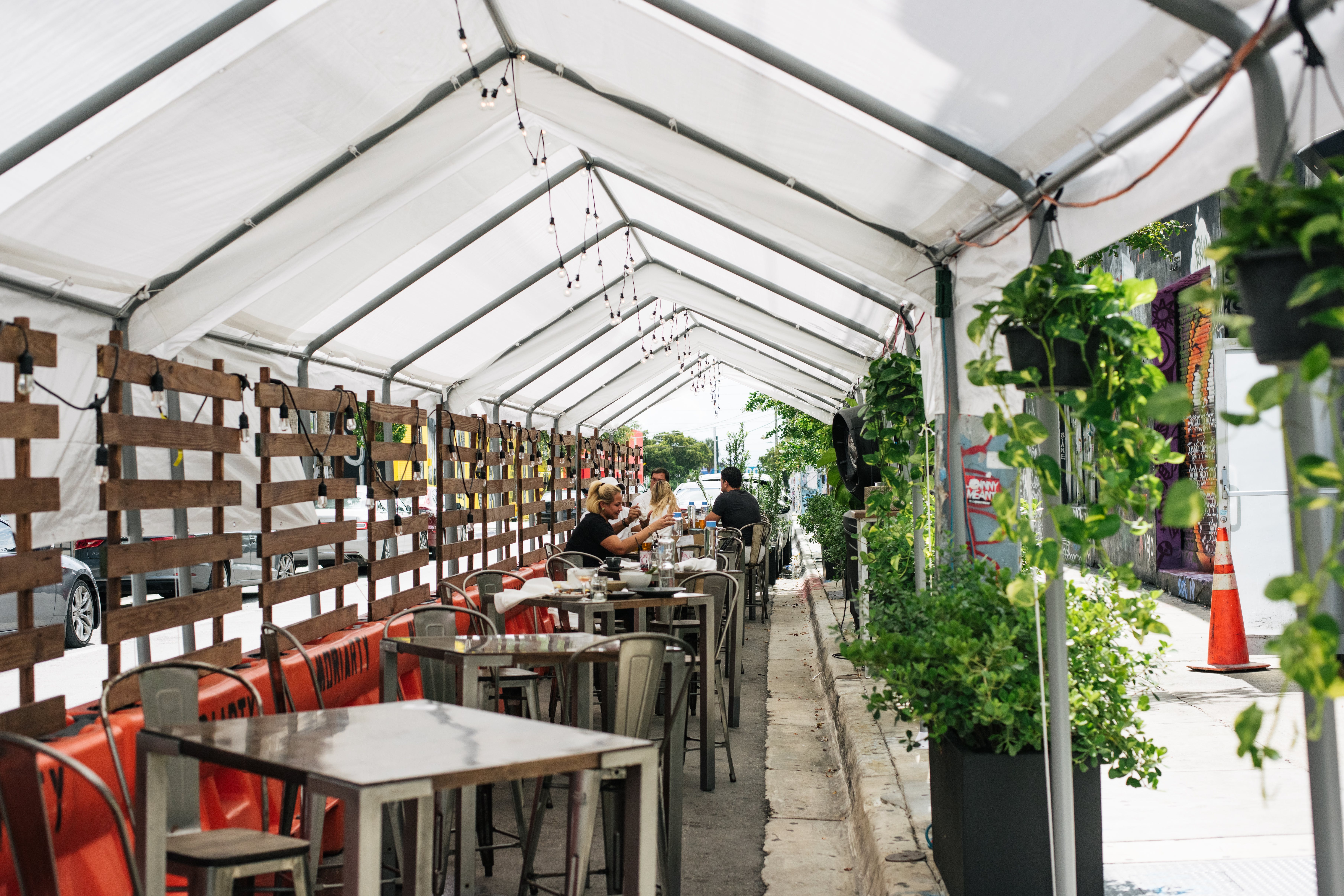 Infatuation outdoor dining sale
