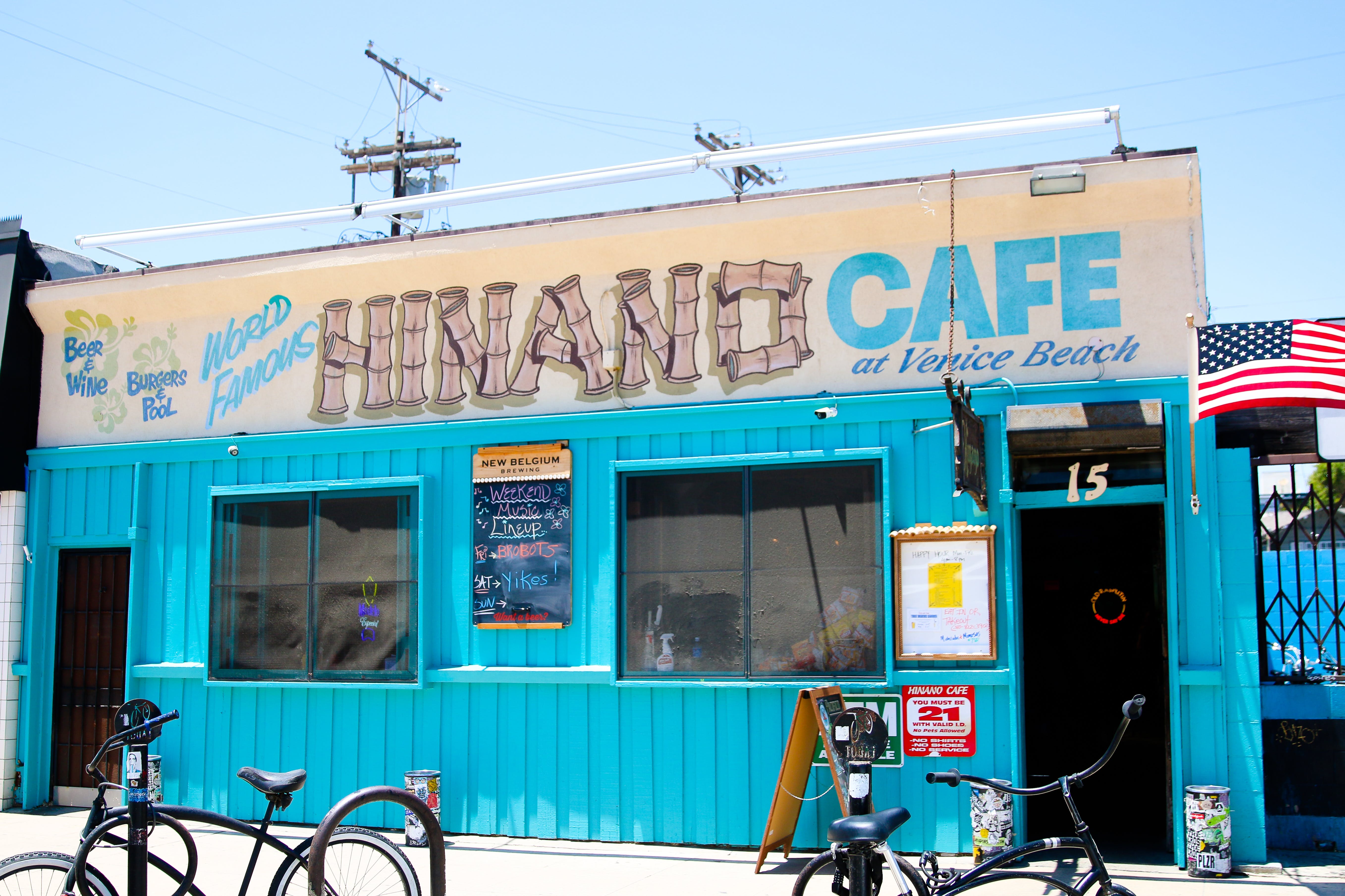 Hinano Bar Venice Venice Beach Print, Hinano Cafe, Bar Print,