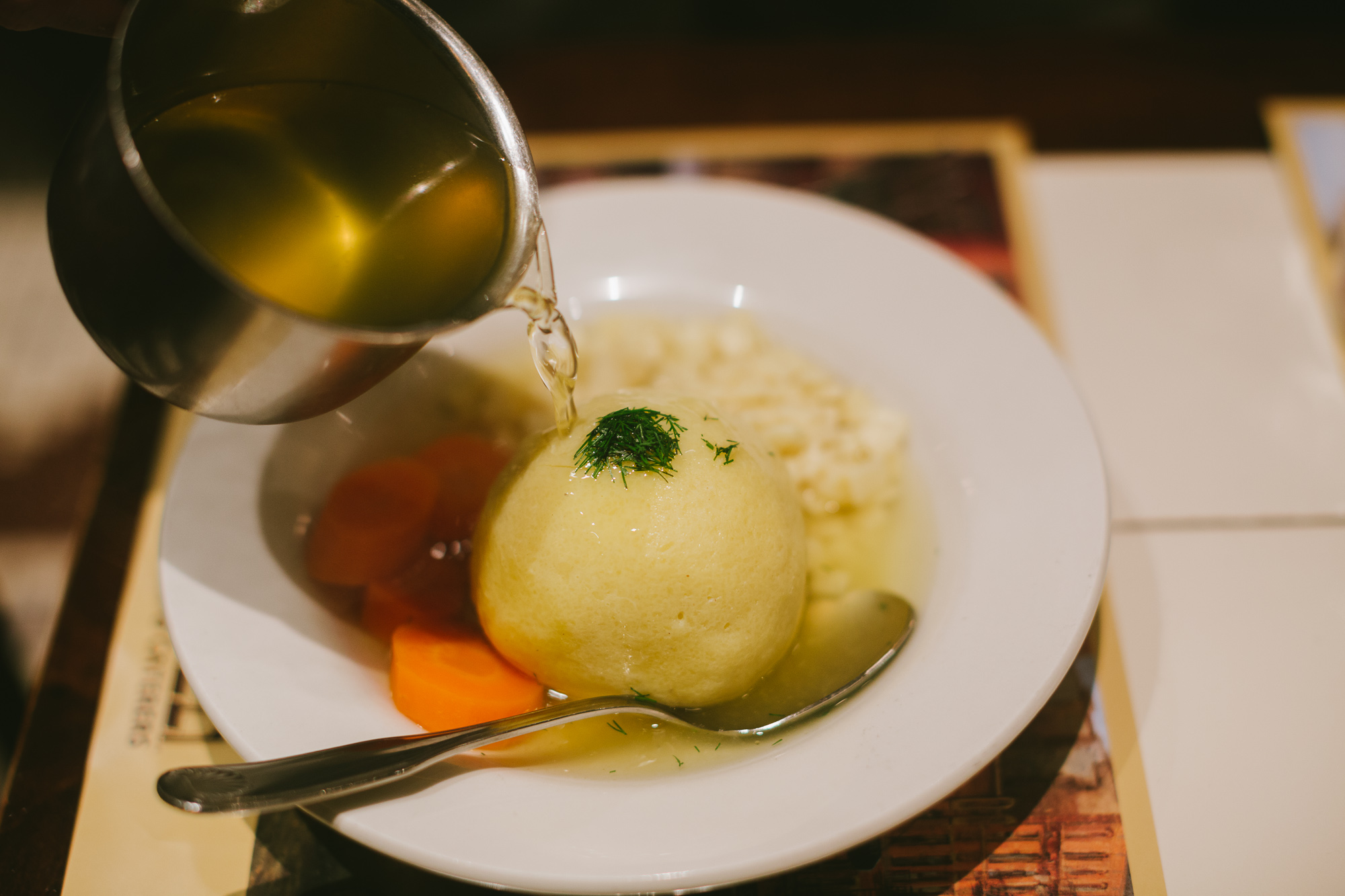 Carnegie Deli Matzo Ball Soup