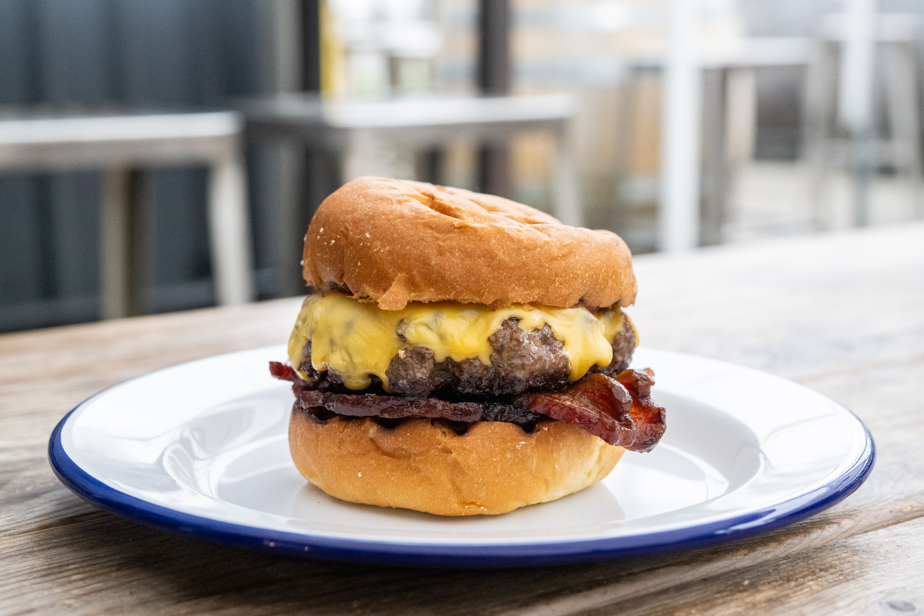 Bacon Bleu Burger - Food Menu - Downtown City Tavern