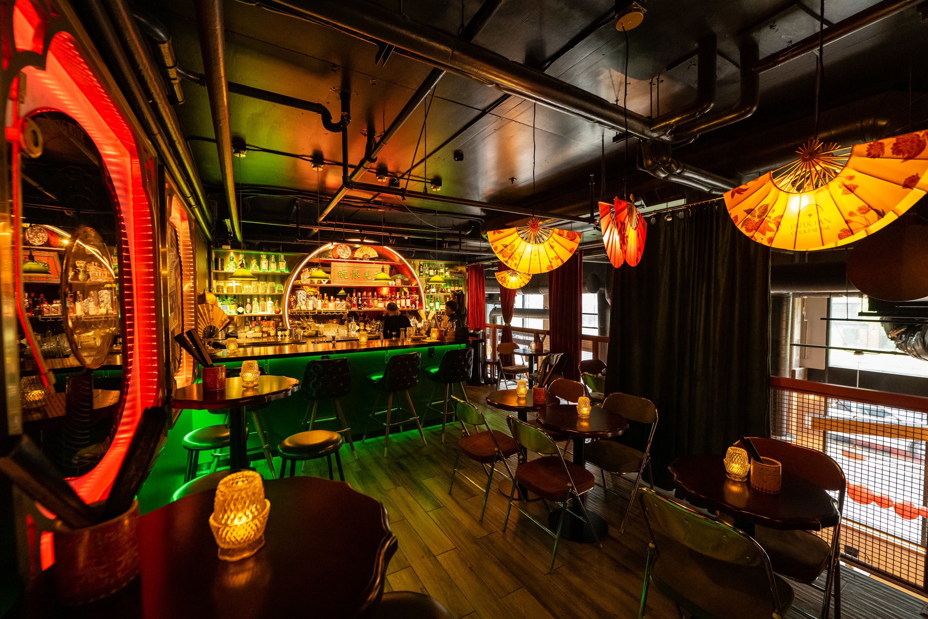 Paper Fan Cocktail Bar