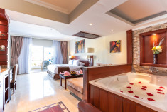 Premium Luxury Suite - Pool view (Private Jacuzzi)  at  Sultan Gardens Resort