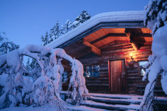 Log Cabin at  Kakslauttanen Arctic Resort 