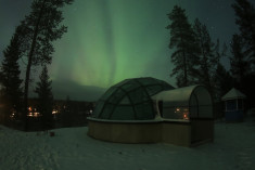 Glass Igloo at  Kakslauttanen Arctic Resort 