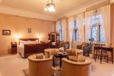 Mahogany Suite at Luxury Art Nouveau Hotel Villa Ammende