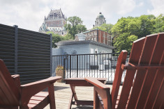 Luxe Terrace at Auberge Saint-Antoine