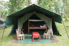 Tent at Rweteera Safari Park