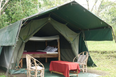 Tent at Rweteera Safari Park