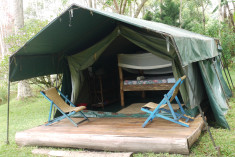 Tent at Rweteera Safari Park