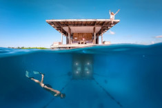 The Underwater Room  at The Manta Resort - Pemba Island