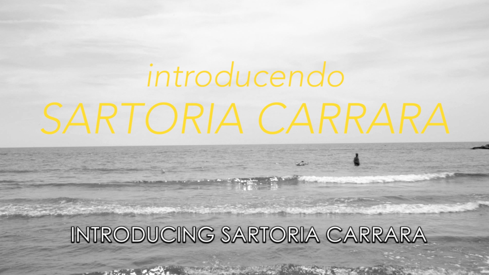 Introducing Sartoria Carrara: A Film by P Johnson Introducing Sartoria Carrara: A Film by P Johnson