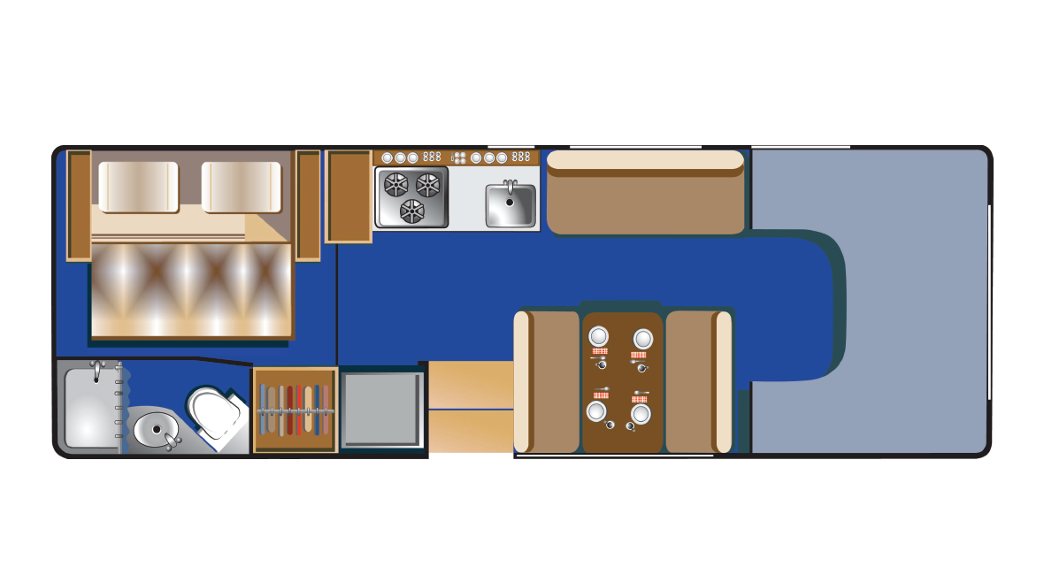 Class C Rv For Rent 6 Berth Motorhome Road Bear Rv Rental