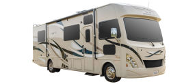 Side profile of the Roadbear Class A 30-32' Campervan