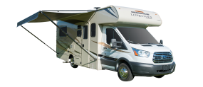 Side profile of the Roadbear Class C 21-23' Campervan
