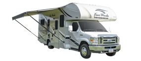 Side profile of the Roadbear Class C 22-24' Campervan