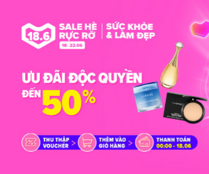 banner - ưu đãi độc quyền đến 50%